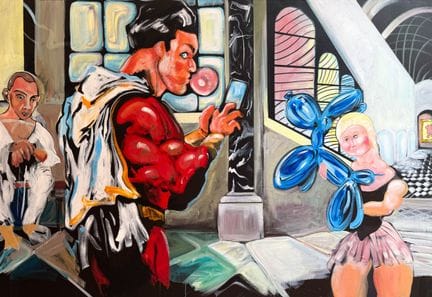 BABOU (1979)
Art School
Acrylique sur toile, signé