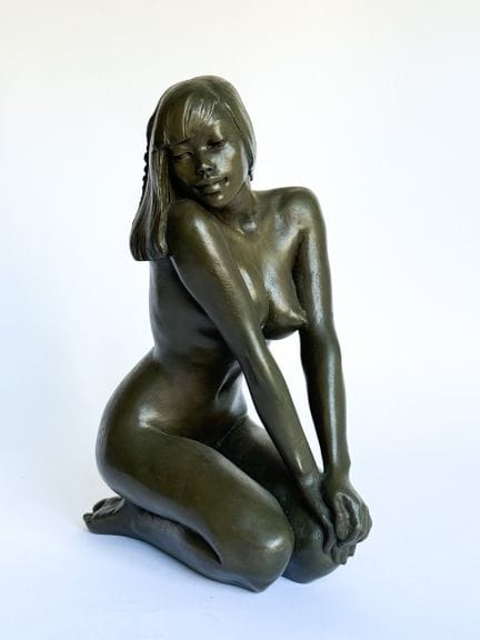 Jacques LE NANTEC (né en 1940)
Femme agenouillée 
