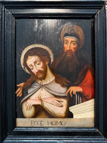 Ecole du XVII e siècle 
Ecce Homo
Jésus à la couro