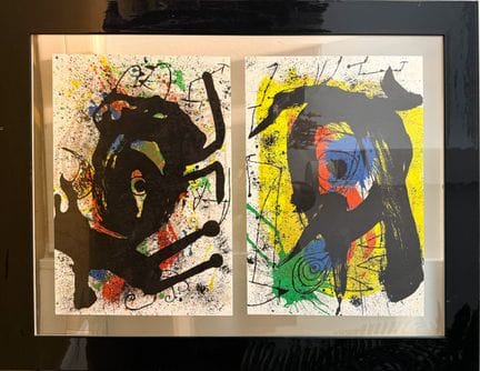 D'après Joan MIRO (1893-1983) 
Deux lithographies 