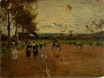 Attribuée à Andrée LAPEYRAT (XIX - XXe siècle) 
Au