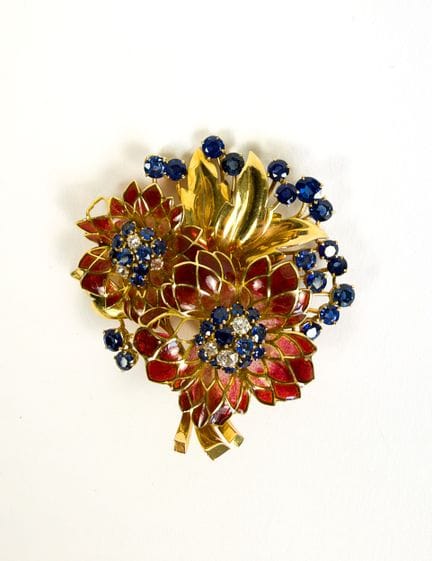 BOUCHERON
Clip de revers en or 18K (750 millièmes)