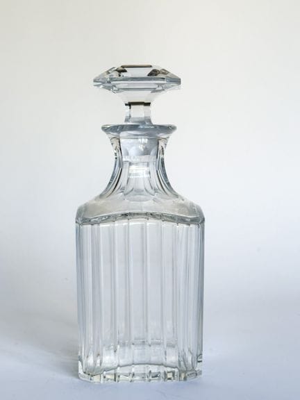 BACCARAT France - Harmonie 
Carafe à whisky en ver