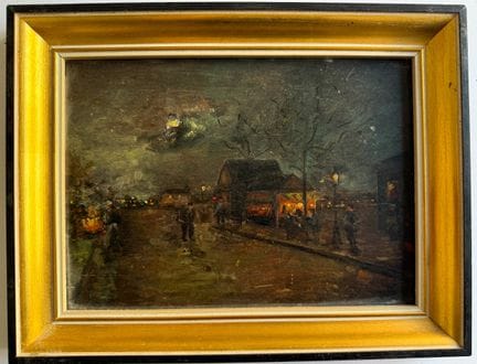 Attribuée à Andrée LAPEYRAT (XIX - XXe siècle) 
Ru