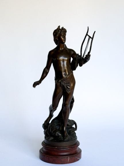 D'après GOSSIN Louis (1846-1928) 
Orphée 
Sculptur