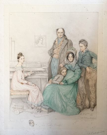 D'après Jean Auguste Dominique INGRES (1780-1867) 