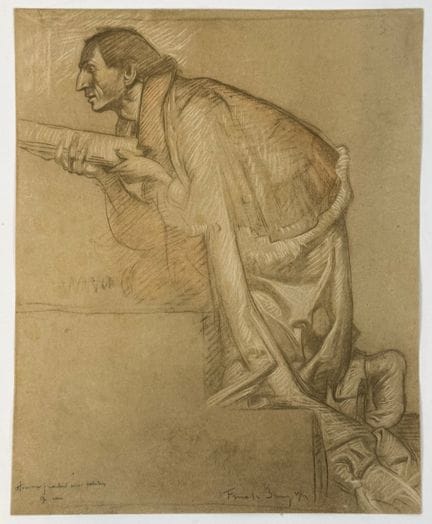 Frank BRANGWYN (1867-1956)
Le Savant 
Dessin réali