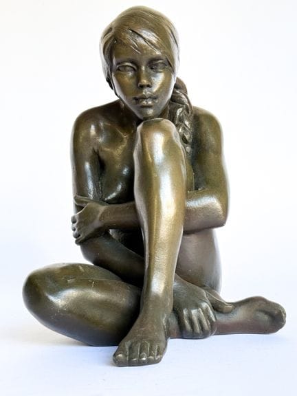 Jacques LE NANTEC (né en 1940)
Femme pensive 
Scul