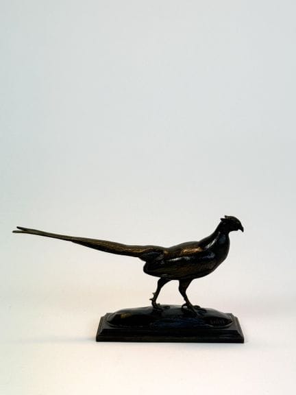 Antoine-Louis BARYE (1795-1875)
Coq faisan 
Sculpt