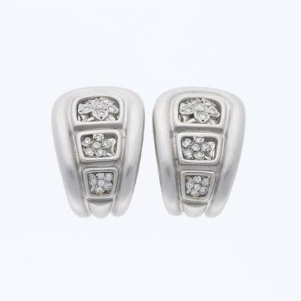 Orecchini Kieselstein Cord con diamanti da 0,35 ct