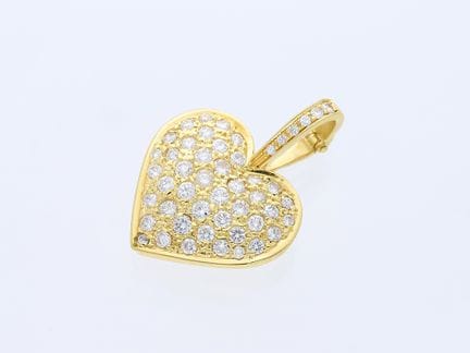 Ciondolo 2,00 ct. Diamanti 750 Oro giallo 18 ct.
D