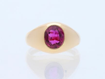 Anello 1,40 ct. Rubino 585 Oro rosa 14 ct.
Descriz