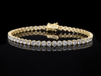 Bracelet 8,00 ct. Diamonds 750 Yellow gold 18 kt. 