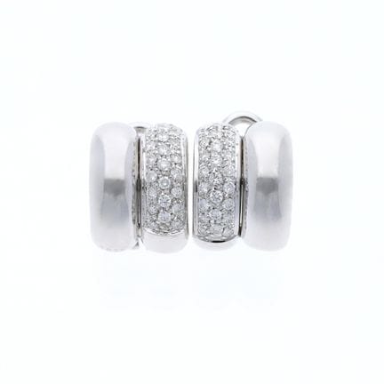 Orecchini Wempe con diamanti da 0,50 ct. in oro bi