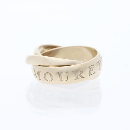 Anello Cartier Trinity Amouret in oro bianco 750 d
