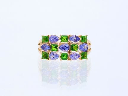 Anello 1,89 ct. Tanzaniti 585 Oro rosa 14 ct.
Desc