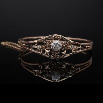 Bracelet 1,55 ct. Diamonds, Natural Pearls 585 Ros