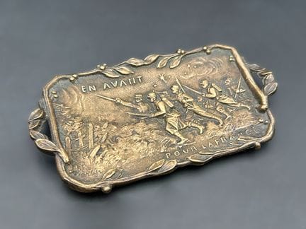 Piattino posacenere Cartier d'epoca, firmato "Cart