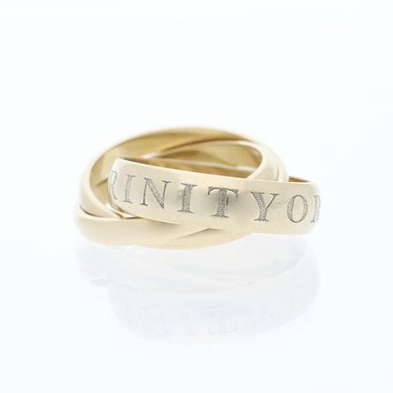 Anello Cartier Trinity Amouret in oro bianco 750 d