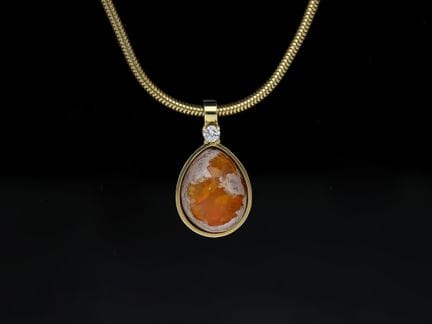 Necklace with pendant 585 Rose gold 14 kt.
Product