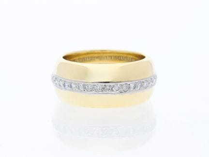 Anello da 1,00 ct. con diamanti, oro giallo 750 da