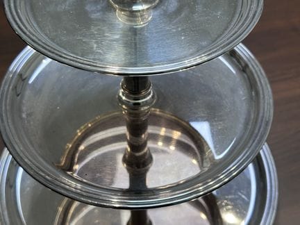 Etagere a piani in argento Wilkens, Germania, XX s