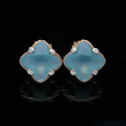 Earrings 6,03 ct. Diamonds 585 Rose gold 14 kt.
Pr