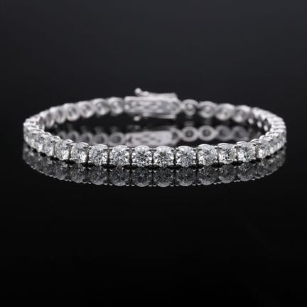 Bracelet 12,32 ct. Diamonds 750 White gold 18 kt. 