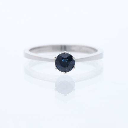 Anello 0,41 ct. Zaffiro 585 Oro bianco 14 ct.
Desc
