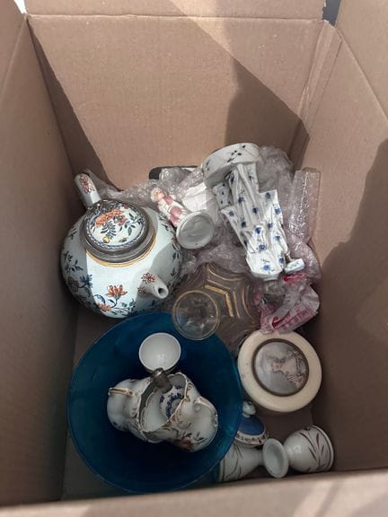 ASSORTED ORNAMENTAL ITEMS, including: a 19th-centu