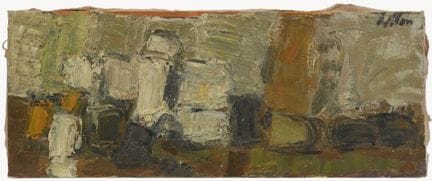 乔治·阿迪隆（1928—2009）
静物
布面油画，右上角有签名，背面标有作品名称。
背面有“Rob