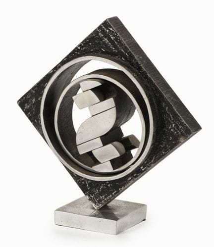 蒂博·韦斯（Thibaud WEISZ，1910-2005）
抽象作品
铝合金雕塑
独一无二的作品，