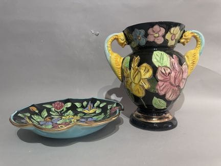 CERART in Monaco
Polychrome ceramic plate with a w
