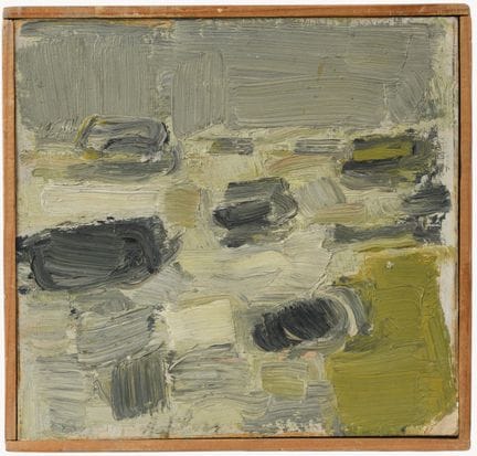 乔治·阿迪隆（1928—2009）
索姆湾
纸板油画，画面底部中央有签名，背面标有题名。
背面有“R
