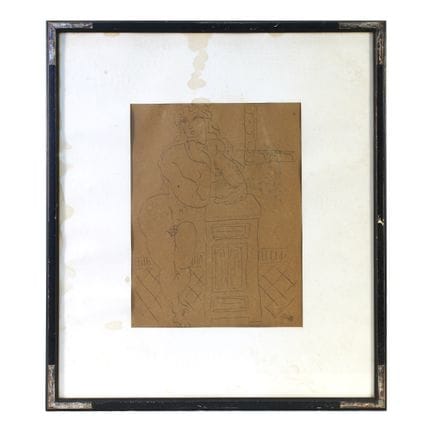 Leon Gischia, 30x23 cm. "Untitled," pencil on pape