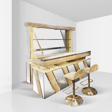 Willy Rizzo, counter-style: 102x177x50 cm. - displ