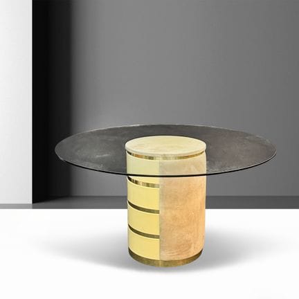 Willy Rizzo, modèle de table à manger de 75 x 140 