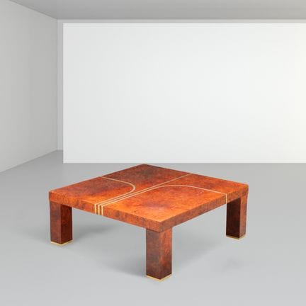 Table basse de fabrication italienne 33x80x80 cm e