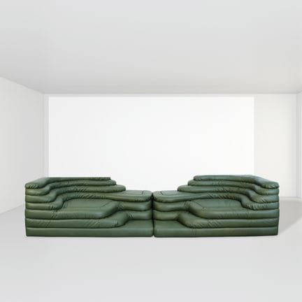 Ubald Klug, produced by De Sede, 68x172x152 cm. Mo
