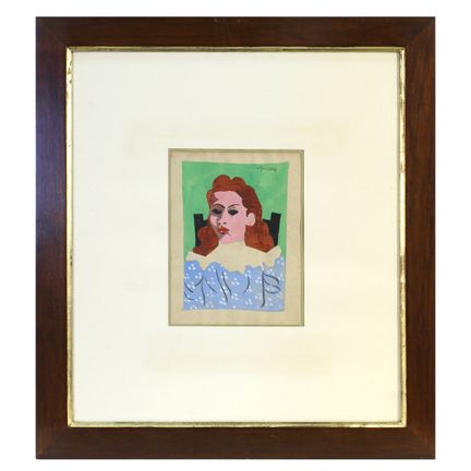 Leon Gischia, 21x16 cm. "Untitled," tempera on pap
