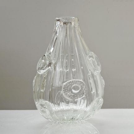 Murano Glassworks, height 35.5 cm. Large crystal g