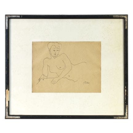 Leon Gischia, 22x30 cm. "Untitled," pencil on pape