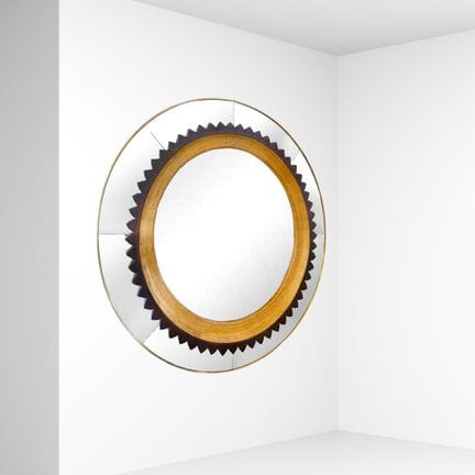 Fratelli Marelli, 100 cm wall mirror with a notche