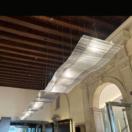 ♦  Venini 120x60 cm each. “Tappeto Volante” pendan