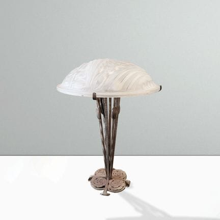 Made in Italy. Height: 48 cm. Table lamp made of w