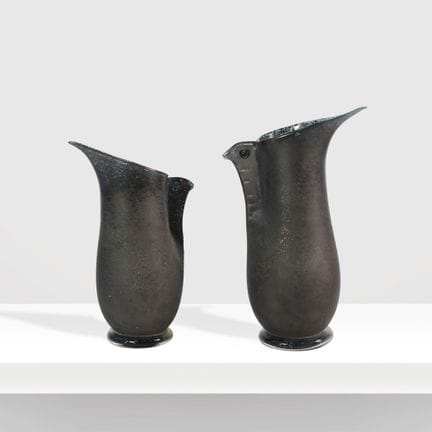 Barovier &amp; Toso, height 26 cm; height 30 cm. A