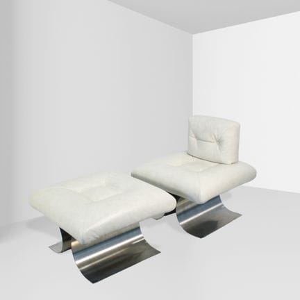 Oscar Niemeyer, manufactured by Aran Line: armchai