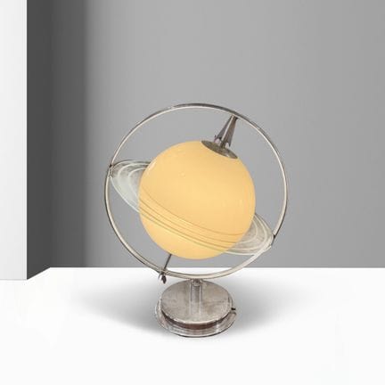 Made in Italy, 48x35x35 cm. "Saturno" table lamp m
