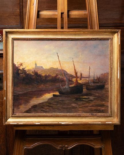 École française du début du XXe siècle
Marine au s