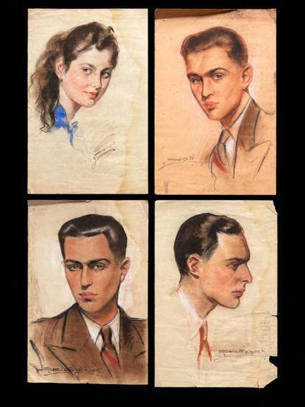 Seweryn SZRAJER (1899-1947)
Portraits, vers 1941
Q